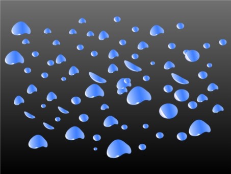 Water Drops vectors material