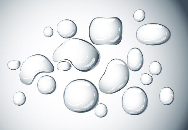 Water Drops background vectors graphics