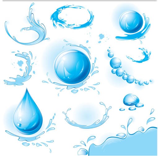 Water Elements design vector