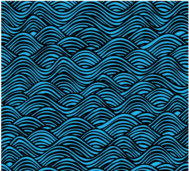 Water Pattern Free vector