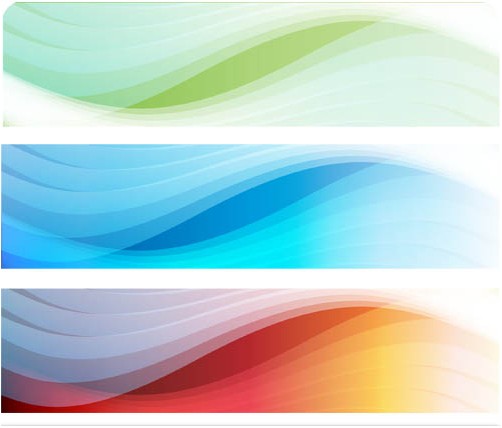 Wave Banners free vector graphics