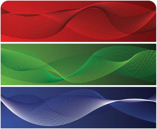 Waves Banners free vectors graphic