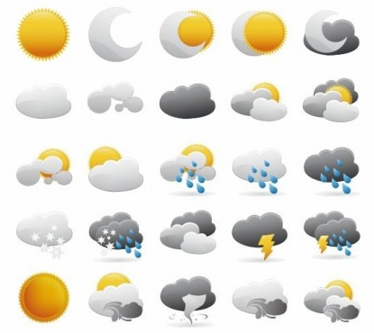 Weather Icons Graphic vectors