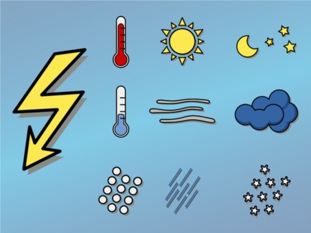 Weather Icons vectors material