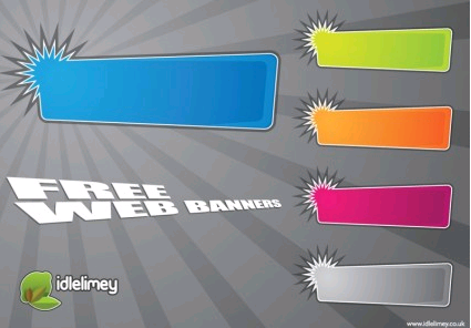 Web Banners graphic vector