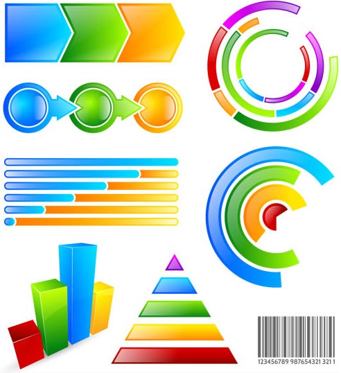 Web Infographics Elements vector