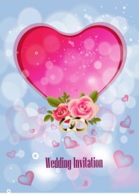 Wedding Invitation Background vector