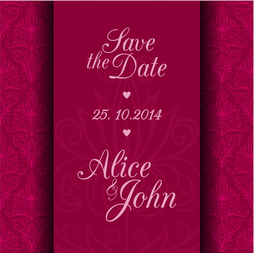 Wedding Vintage Backgrounds 5 vector design