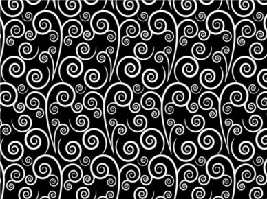White Swirls Pattern background design vectors