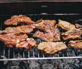 Wild party barbecue Stock Photo 02