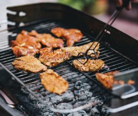 Wild party barbecue Stock Photo 04