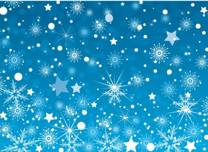 Winter Background vector material