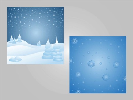 Winter Backgrounds vector graphics