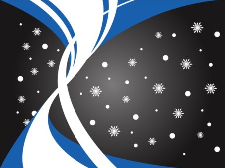 Winter Snow background design vector