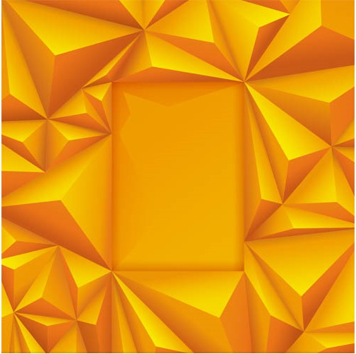Yellow Backgrounds 2 set vector