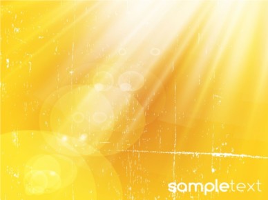 Yellow Light Rays Background design vector