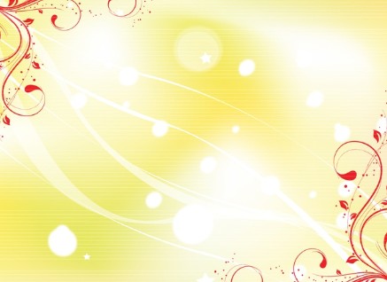 Yellow Swirl Background Image set vector