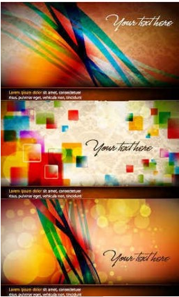 abstract bokeh light background vector material