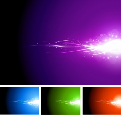 abstract lights colorful background vector