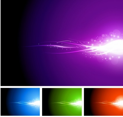 Abstract lights colorful background art vector