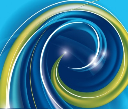 abstract spiral pattern 01 vector