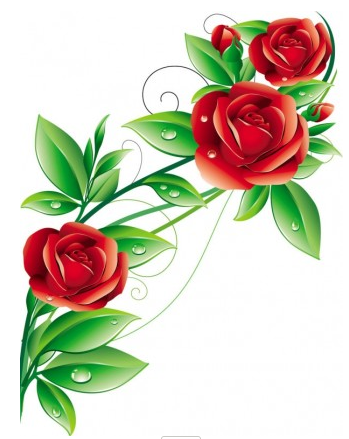 beautiful flowers 02 vector graphic