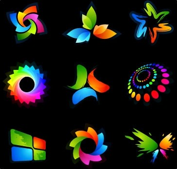 beautiful graphics logo vector