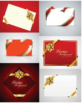 beautiful holiday card vectors