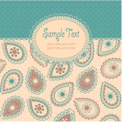 beautiful pattern background 05 vector