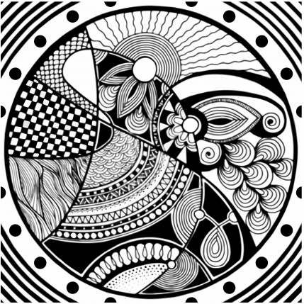 black and white Free vector design