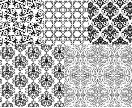black and white background pattern vector