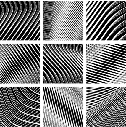 black white spiral pattern vecto 02