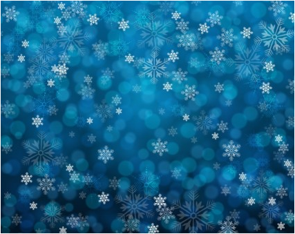 blue snowy background creative vector