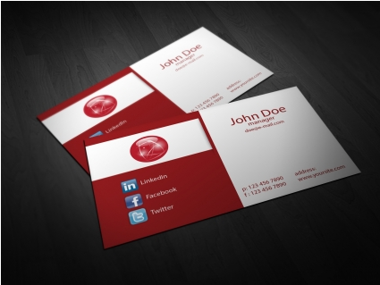 business card template Free 2 vector