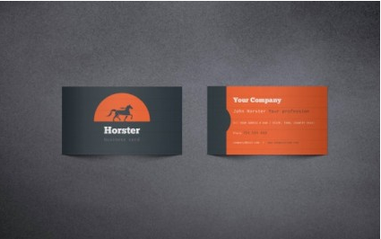 business card templates vector