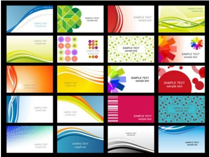 business card templates 02 vector design