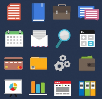business icons Free vector