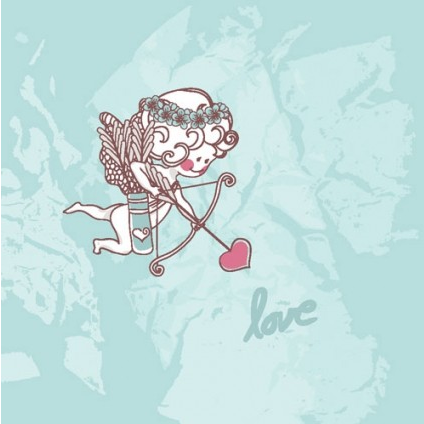 cartoon valentine illustrator 03 vector graphics