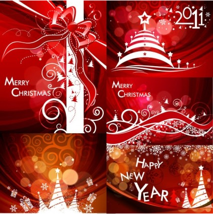 christmas pattern background vector