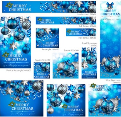 christmas promotional 02 vector graphics