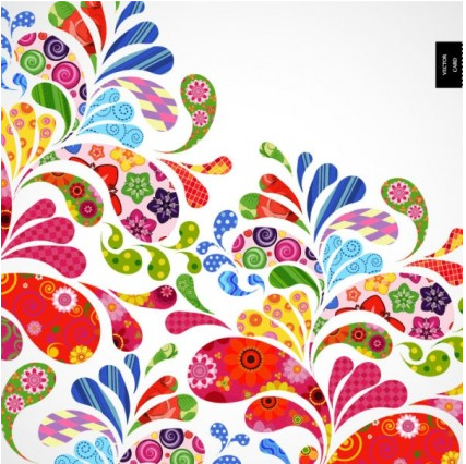 colorful pattern background 02 vector
