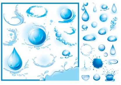 different forms water vector