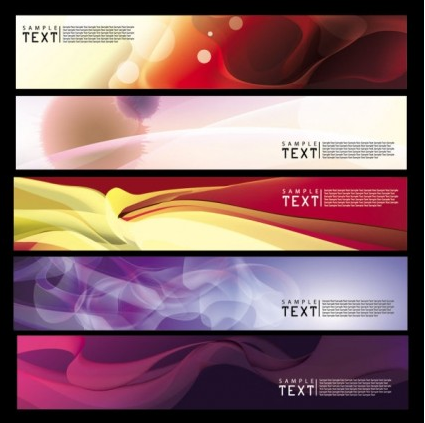 dynamic banners 03 vector