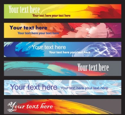 dynamic banners 05 vector