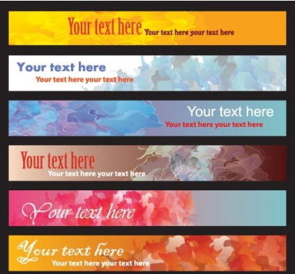 dynamic banners 06 vector