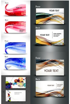 dynamic card background vector graphic