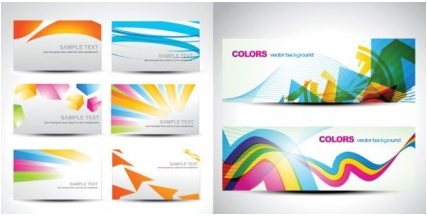 fashion color Background card vector