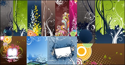 fashion trend background pattern vector graphics