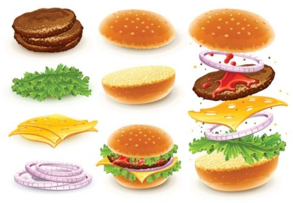 fast food 01 vector graphics
