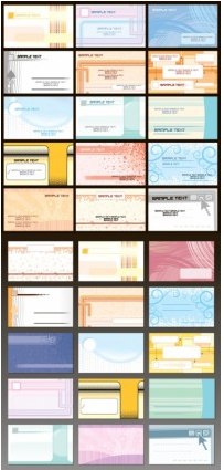 fine card template vectors graphics